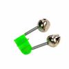 20/50PCS 46*32mm Fishing Rod Alarm Bells Double Spring Clip Bite Alarm Bells  Outdoor Fishing