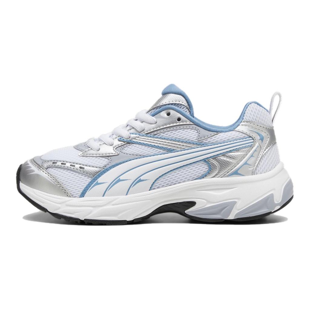 Puma Morphic Big Kid Silver Zen Blue Kids Sneakers White 393792-07