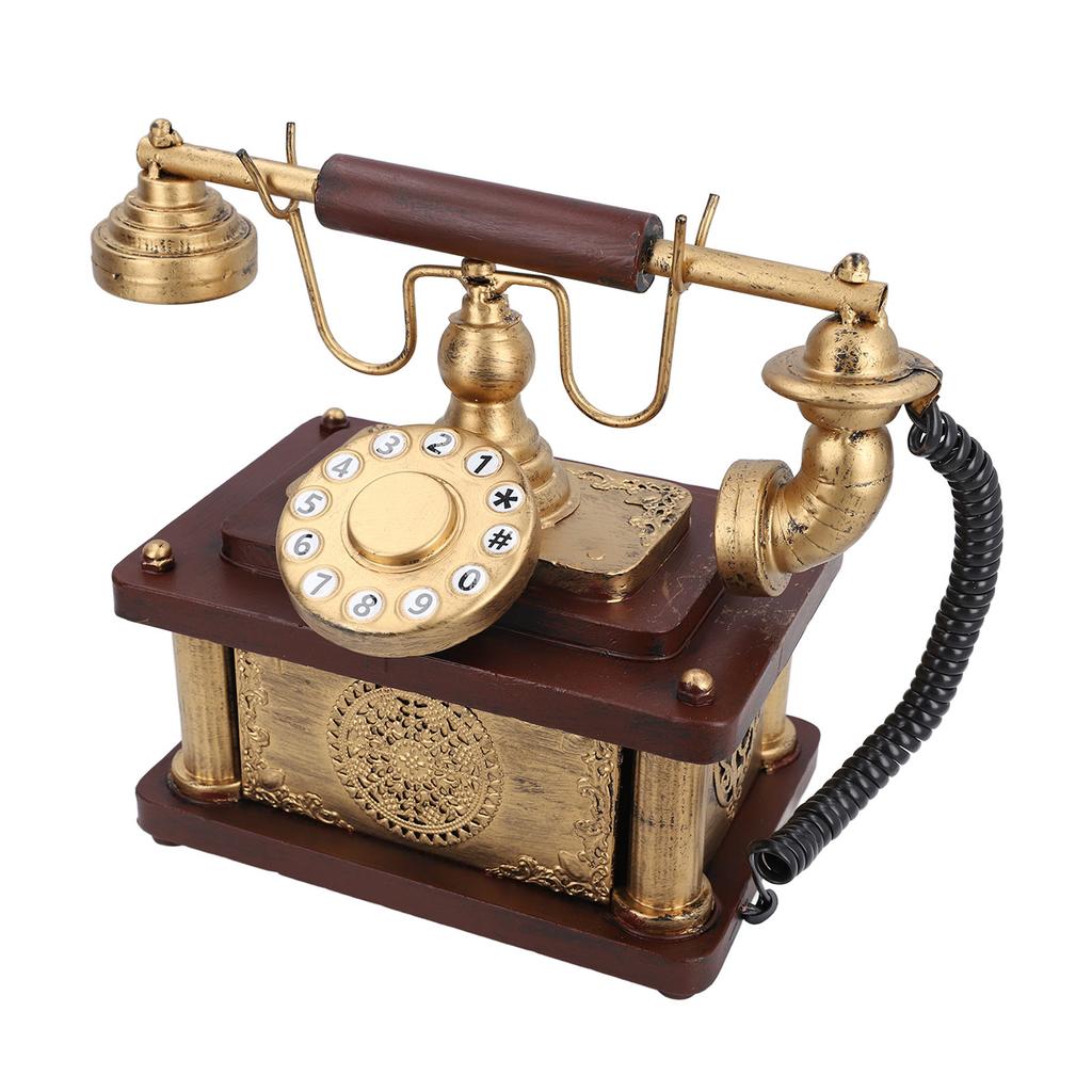 Винтажная модель телефона Многоцелевое Инновационное Ретро Украшение для Кафе Магазина Бара Оформление Витрины