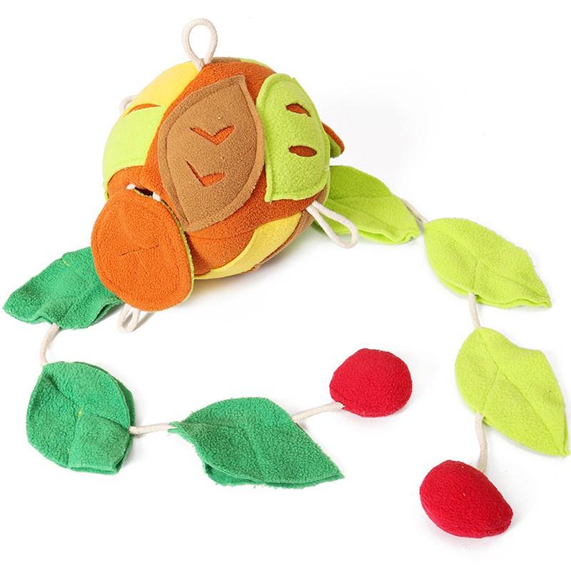 Interactive Dog Puzzle Toy With Crinkle Sound Treat Dispensing Function Mental Stimulation Slow Feeding