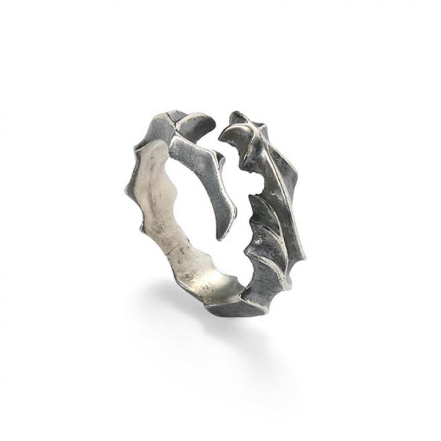 Original Vintage Punk Rattan Thorns Metal Open Rings for Men Personality Charm Party Prom Jewelry Gift