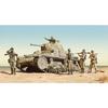 PLATZ Italeri 1/35 Scale WWII Italian Carlo Armato M14/40 Serie I Tank with Infantry Figure, Plastic Model Kit IT6543 (Tank)