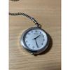 Б/у карманные часы SEIKO Кварцевые Серебристые с цепочкой
