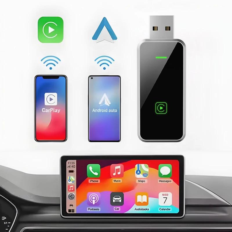 Carplay Wireless Adapter Android Auto 2in 1 Smart Dongle 2025 5G WIFI For iphone Android Phone For BMW X2 F39 F47