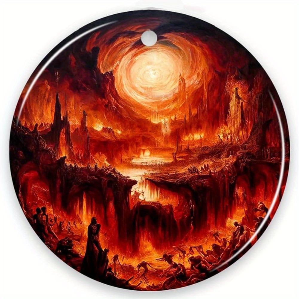 1 шт. 2D Плоская Деревянная Орнаментная Картина Маслом Девы Марии и Младенца Иисуса Нежных Объятий - 20 см