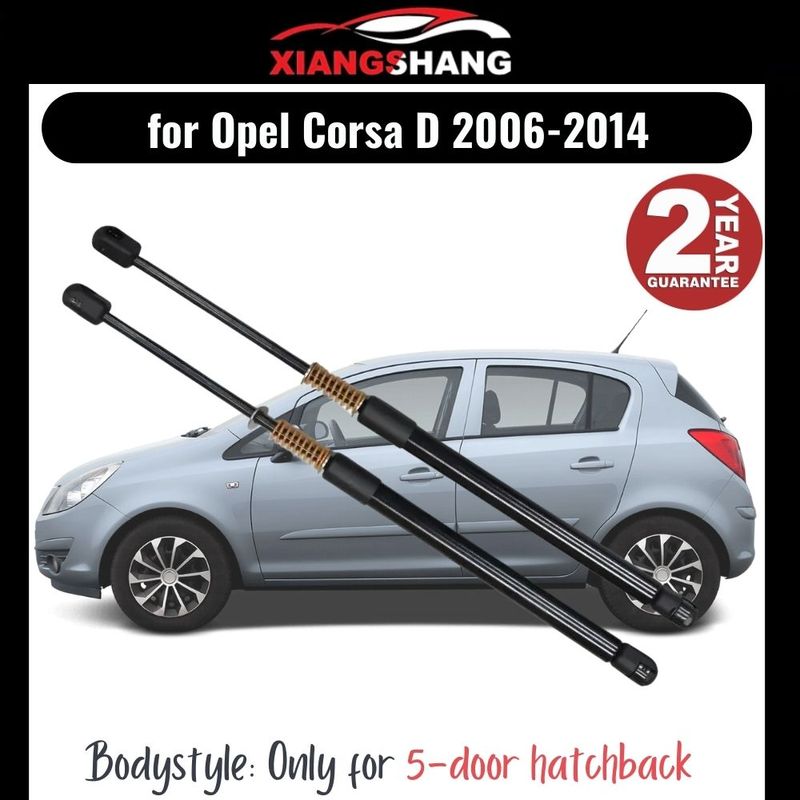 2 шт. Амортизатор задней двери для Opel Corsa D 5-дверный Хэтчбек 2006-2014 Дверь багажника С ПРУЖИНОЙ Газовые амортизаторы багажника