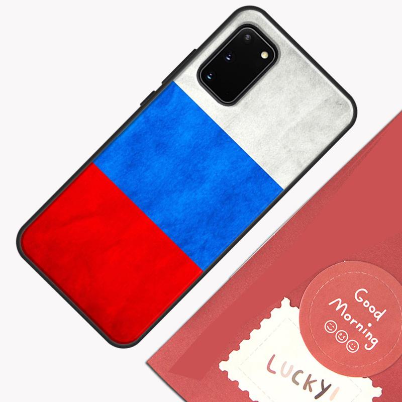 Чехол для телефона с флагом России для Samsung Galaxy S26 S25 Ultra S20 S21 S22 S23 S24 S10 Plus S25 FE Защитный корпус