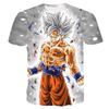 Men's T-shirt Anime Dragon Ball Z T-shirts Kids Boys Clothes Tops Tees Children's Clothing Summer Short Sleeve Man Tee Shirts