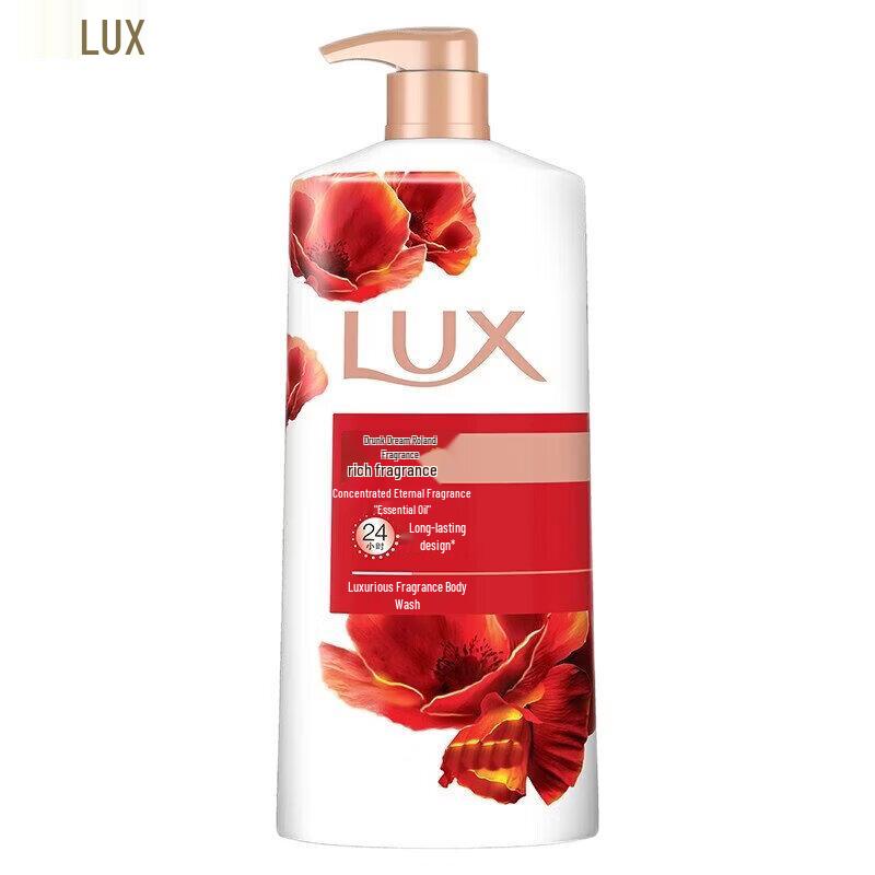 lux Rice Bran Oil 400ml and Lux Enchanting Dream Romantic Fragrance Body Wash 700g Bundle