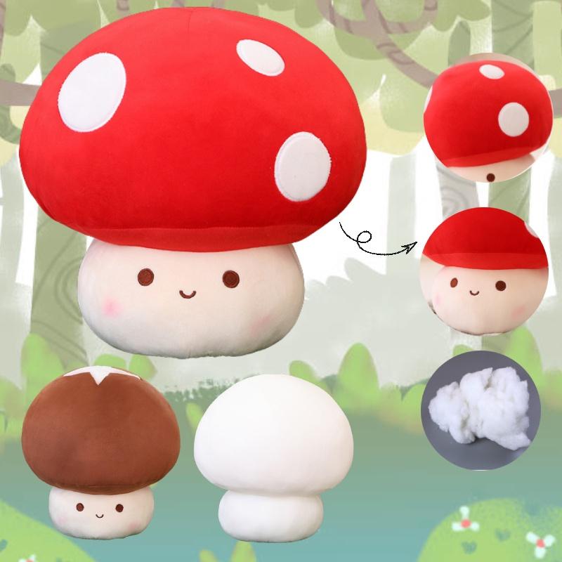 Red Umbrella Mushroom Plush Toy Soft And Cuddly!
