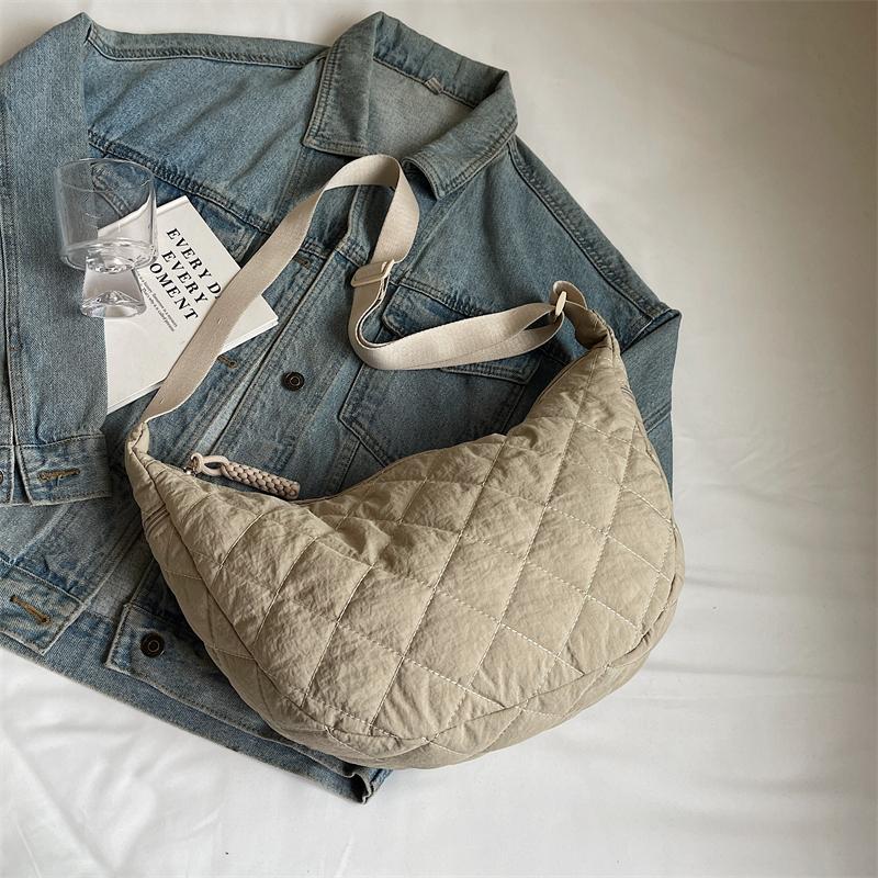 Женская сумка хобо, легкая сумка через плечо, большая вместимость, сумка через плечо