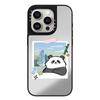 Giant Panda Mirror for 16ProMax Phone Case for IPhone14/15Pro Trendy Brand 13Pro Anti-fall 12