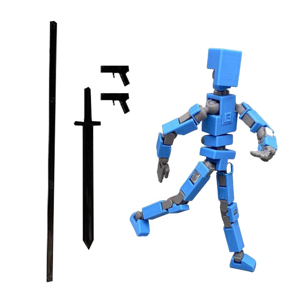 Multi- Movable Doll, Fully Articulated Mechanical Toy For Stress Relief