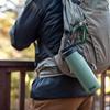 НепроливающийсяГотовый к употреблению Вакуумный термостакан Camelbak Forge Flow 350 мл для путешествий с управлением одной кнопкой и одной рукой. Сохраняет напитки горячими или холодными.