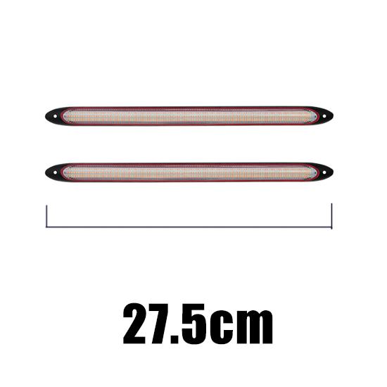 Светодиодные автомобильные дневные ходовые огни DRL, водонепроницаемые универсальные автомобильные фары, последовательный указатель поворота, желтая текущая лампа