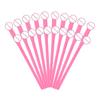 10pcs Bachelorette Party Penis Straws Plastic Novelty Nude Dick Drink Straw For Hen Night Bar Decor Wedding Team Bride Supplies