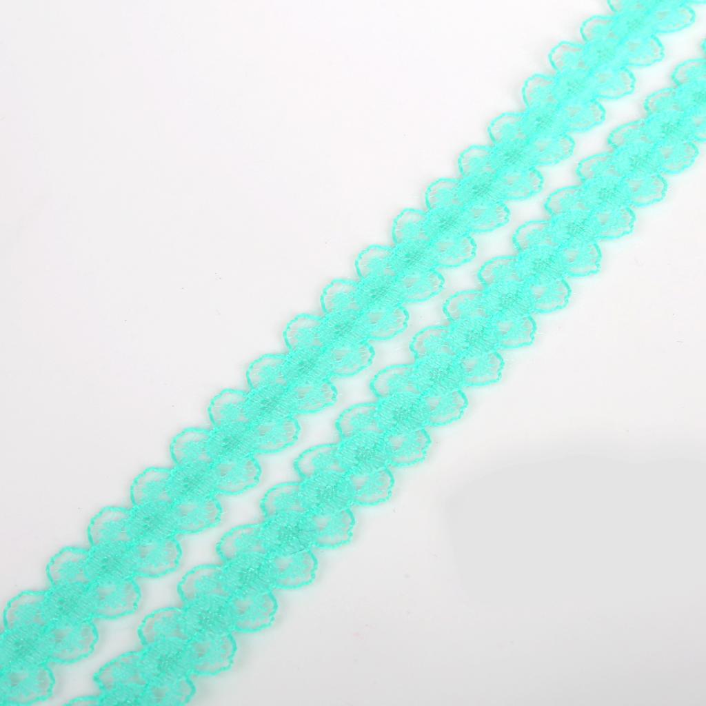 Lace Ribbon 15mm Lace Trim Fabric Embroidered Net Lace Trimmings for Sewing Decoration