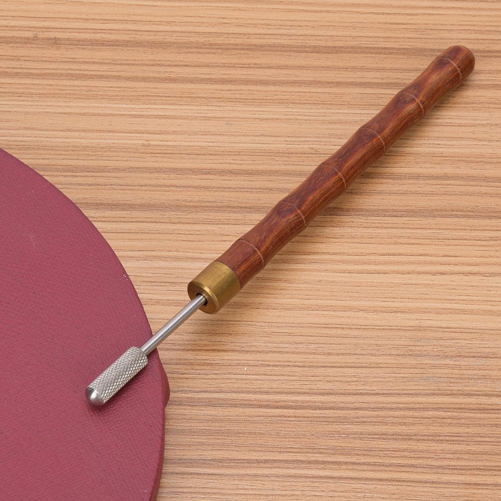 Ручка из сандалового дерева Краситель для кромки Кожаный ремесло DIY Инструменты для обработки кромок Красный
