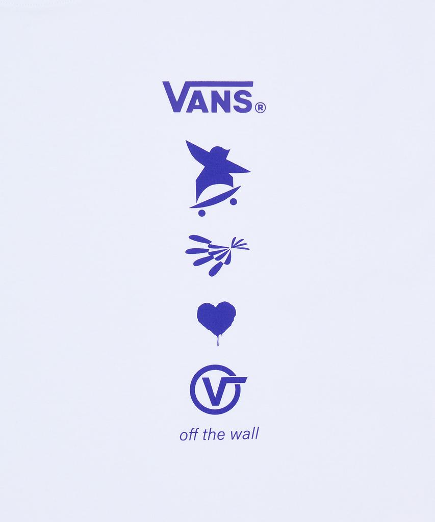 VANS Короткий рукав Птица Футболка - Blanc Des Blancs / Vn000Tkyjvy1