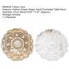 Cup Coaster Non-Slip Odor-Free Cotton Lace Handmade Round Table Placemat for Restaurant