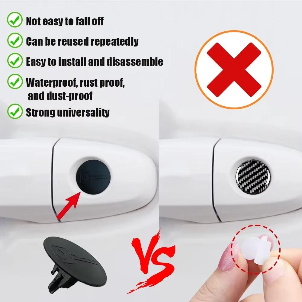 2Pcs For Kia Cerato TD YD 2009 2010 2011 2012 2013 2014 2015 2016 2017 2018 Door Lock Key Hole Cap Plug Cover Clips New