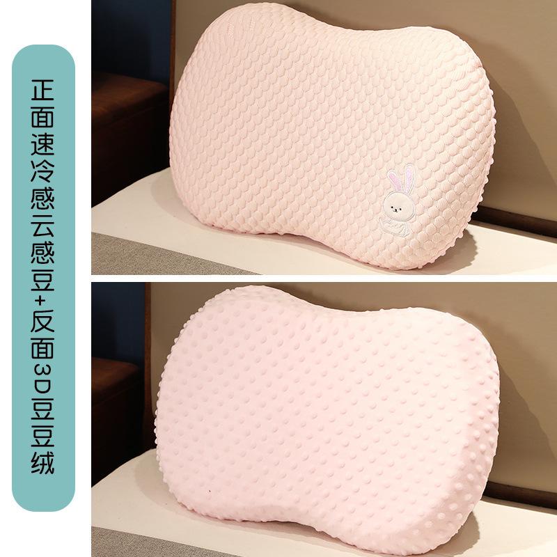 Мягкая подушка-дуду с бархатным животиком, подушка из пены с памятью для сна и декомпрессии, кровать, подушка для снятия стресса для взрослых, подушка для сна с поддержкой, кожаная оболочка