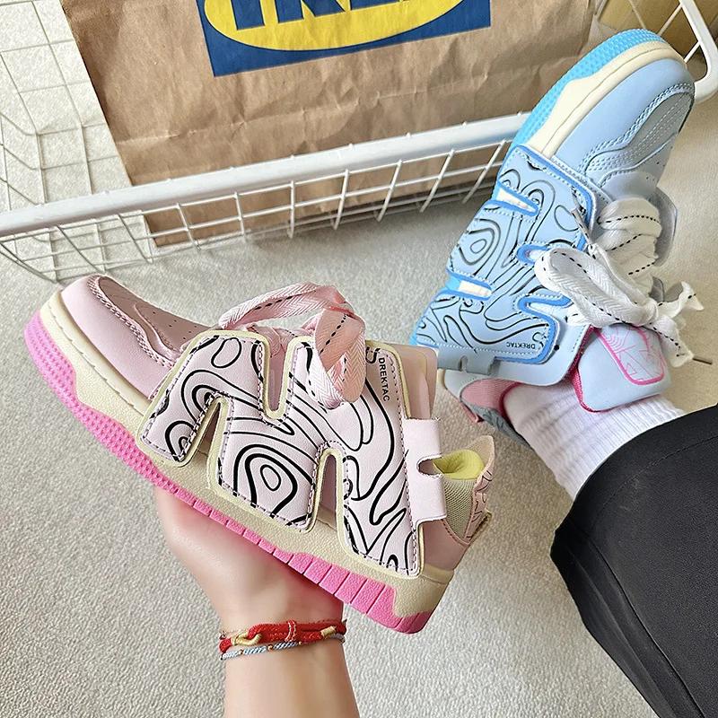 New China-Chic Small Couple Skateboarding Shoes Versatile Double Shoes Ropes Male and Female Leisure Student Fashion Sneakers