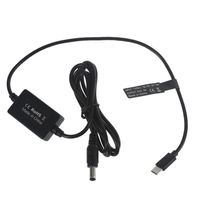 Заглушка батареи NP-FW50 с USB Type-C кабелем и PD адаптером для Sony A7R2, A7RII, A55, A5100, A7, A7II, A7SII, A7S, A7S2, A7R