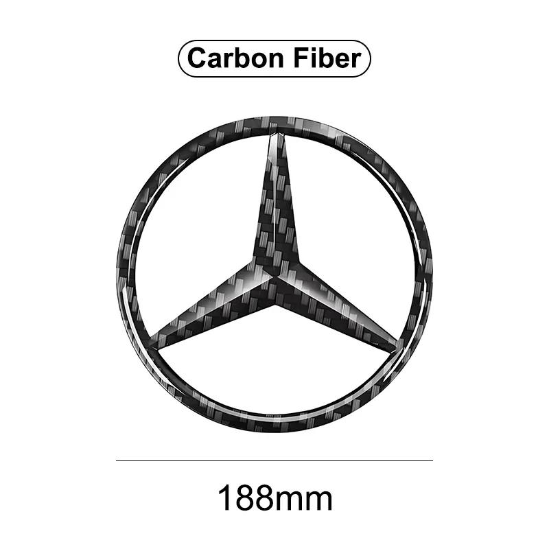 Car Front Hood Back Trunk 3D Emblem Decoration Logo Stickers For Mercedes Benz AMG GLE GLS CLA CLE GLC CLS GLA W223 W213 W206 AD1