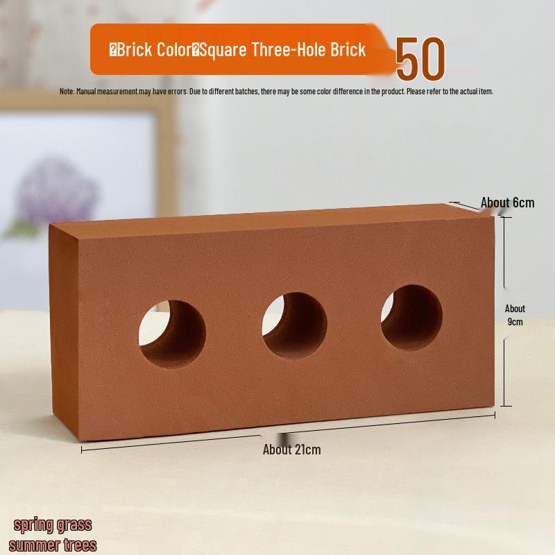 Kindergarten EVA Foam Building Blocks for Kids - Red Brick Set