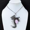 Phosphosiderite Pendant Copper Wire Wrapped Pendant Gemstone Copper Jewelry Handmade Pendant Dragon Pendant Phosphosiderite Jewelry For Gift