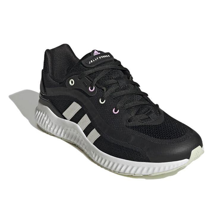 adidas Женские кроссовки Jelly Bounce Black White Core-Black Cloud-White Linen-Green HQ3590