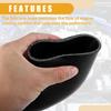 1 Pc 3.5" ID to 4.02" ID Universal 90 Degree Elbow Silicone Hose Coupler - Car Turbo Intercooler Intake Piping Hose - Silicone Black