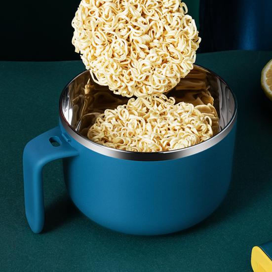 Миска для лапши 900 мл/1200 мл, легко хранить, большая емкость, антикоррозийная миска из нержавеющей стали 304, миска для смешивания лапши