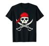 Pirate Caribbean Skull with Crossed Swords T-Shirt