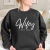 Customized Wifey Est 2023 Sweatshirt Engagement Sweatshirt Bridal Shower Gift Personalized Bridal Gift New Wife Hoodies Pullover