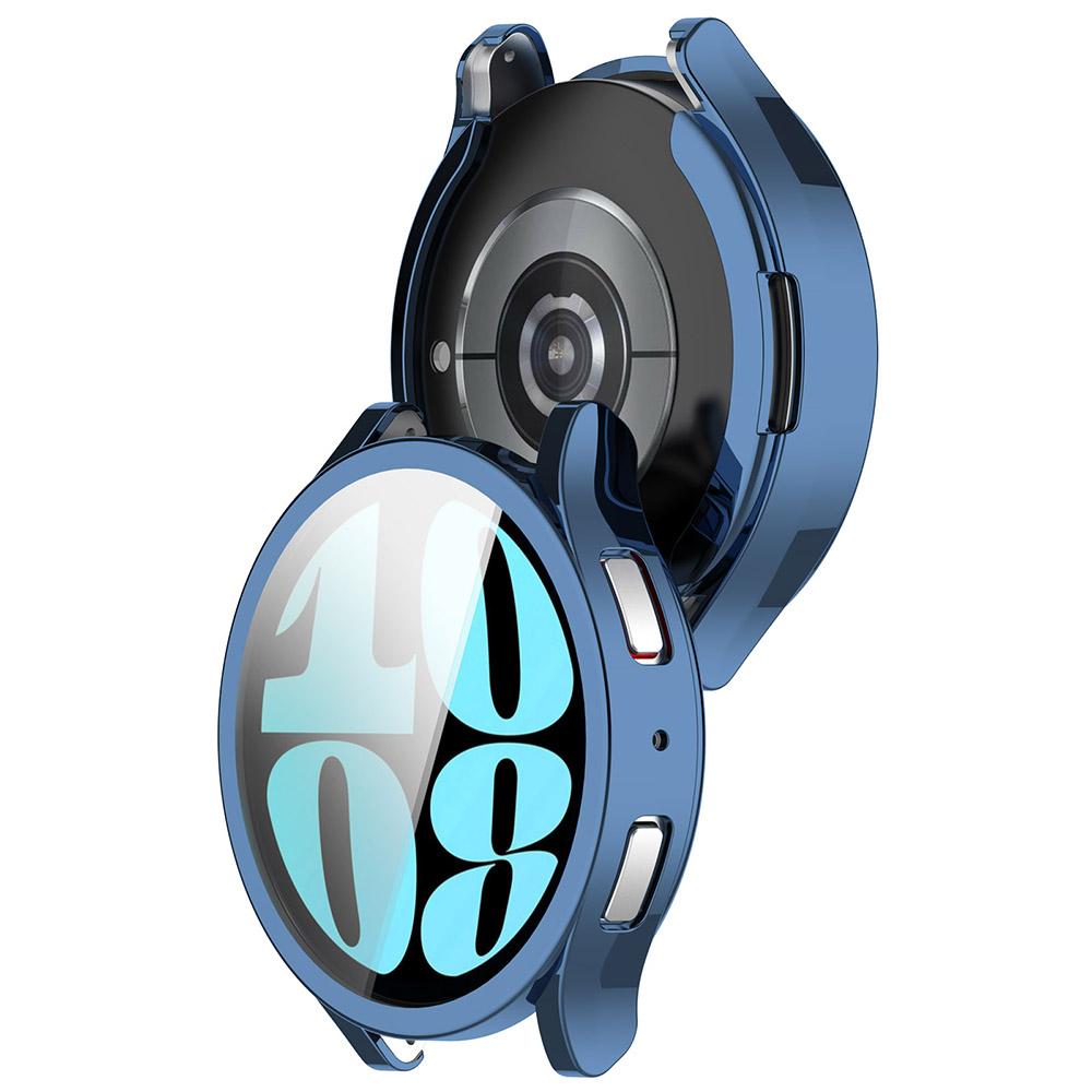 Electroplated TPU Protective Case For Samsung Galaxy Watch 6 40mm 44mm Full Screen Protector Shell Bumper