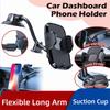 360° Rotating Car Phone Holder Long Arm Auto Phone Stand Auto Navigation Bracket  Car Dashboard