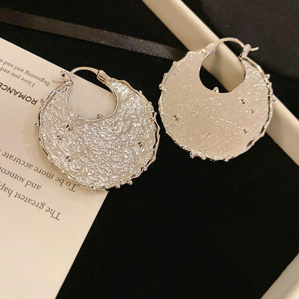 Классические круглые серьги-пряжки, модные геометрические серьги-гвоздики, подарок, нестандартные круглые серьги-подвески, ср.