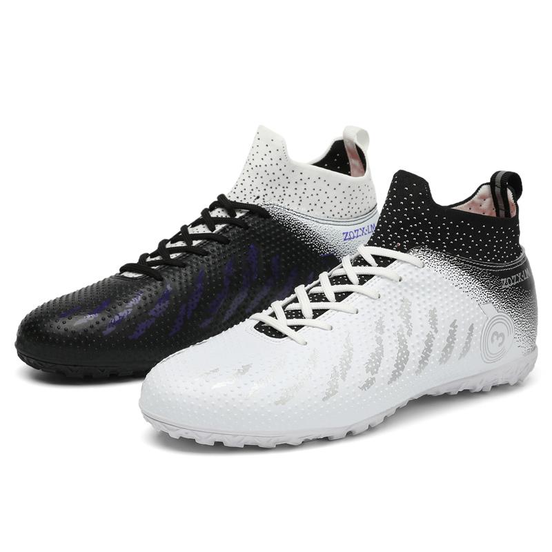 31-48 футбольные бутсы мужские с короткими ногтями TF искусственный газон профессиональные молодежные футбольные бутсы большого размера детские футбольные бутсы