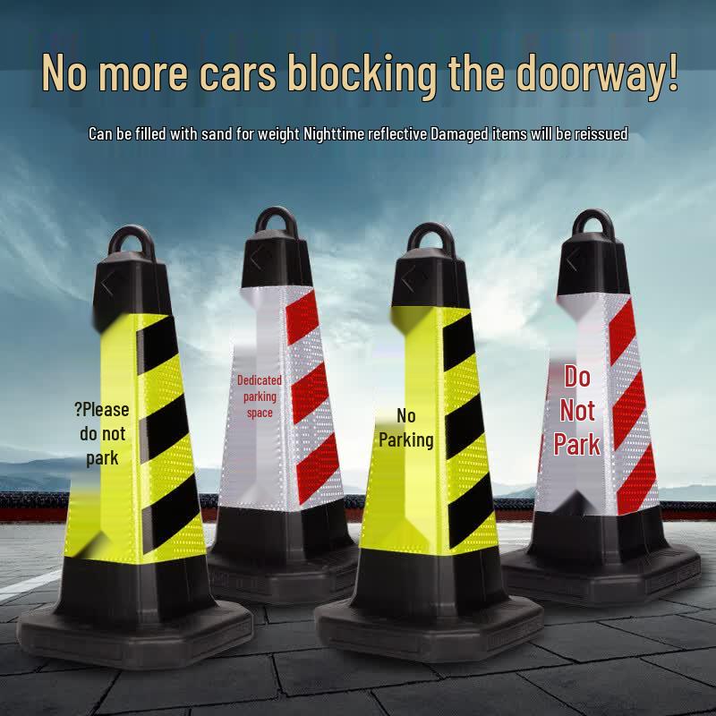 Reflective Rubber Traffic Cone
