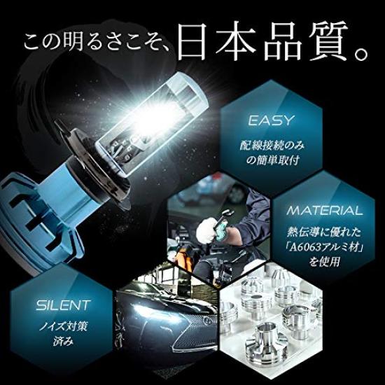 Nippon Lighting Year Светодиодная фара H19 Days ek Wagon Эксклюзивная Стандартная модель 6000K Сделано в Японии Соответствует техосмотру [2 года гарантии] Ближний свет 4500лм