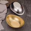 Lainuo 201 Stainless Steel Boat-Shaped Serving Bowl