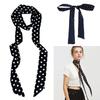 Long Bag Ribbons Wave Point Headbands Fashion Head Scarf  for Women