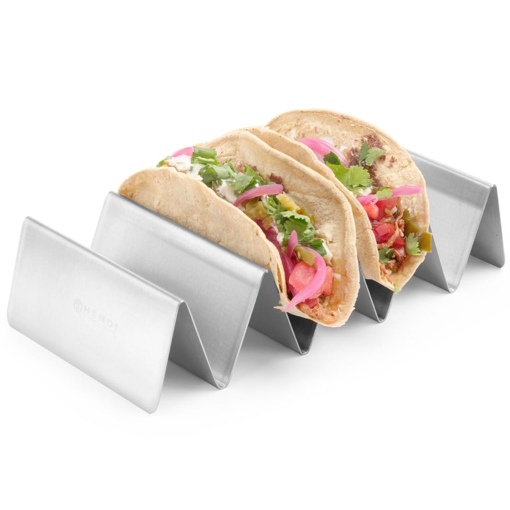 Hendi 429457 sandwich and hot dog display stand, 4 compartments