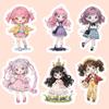 103 шт. симпатичных наклеек с изображением лоли/девочек для самостоятельного украшения блокнотов, ежедневников, бутылок с водой и поделок на тему аниме