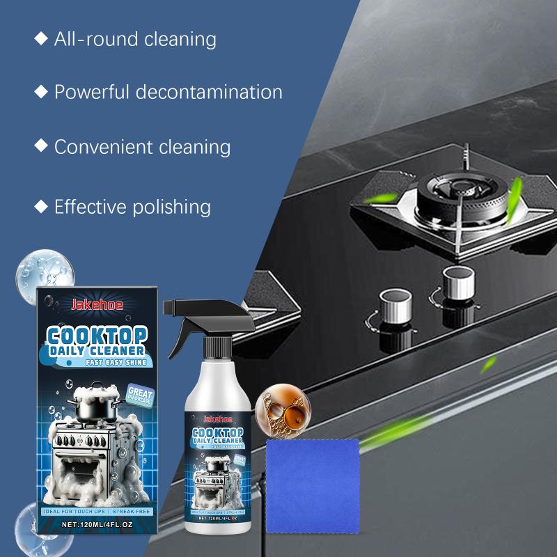 Kitchen Stove Foam Cleaner Heavy Duty Grease Remover Easy to Use Non Formula for Home Cleaning Gas Stove