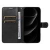 For iPhone 17 Pro Max Leather Wallet Case with Strap Solid Color Phone Stand Cover