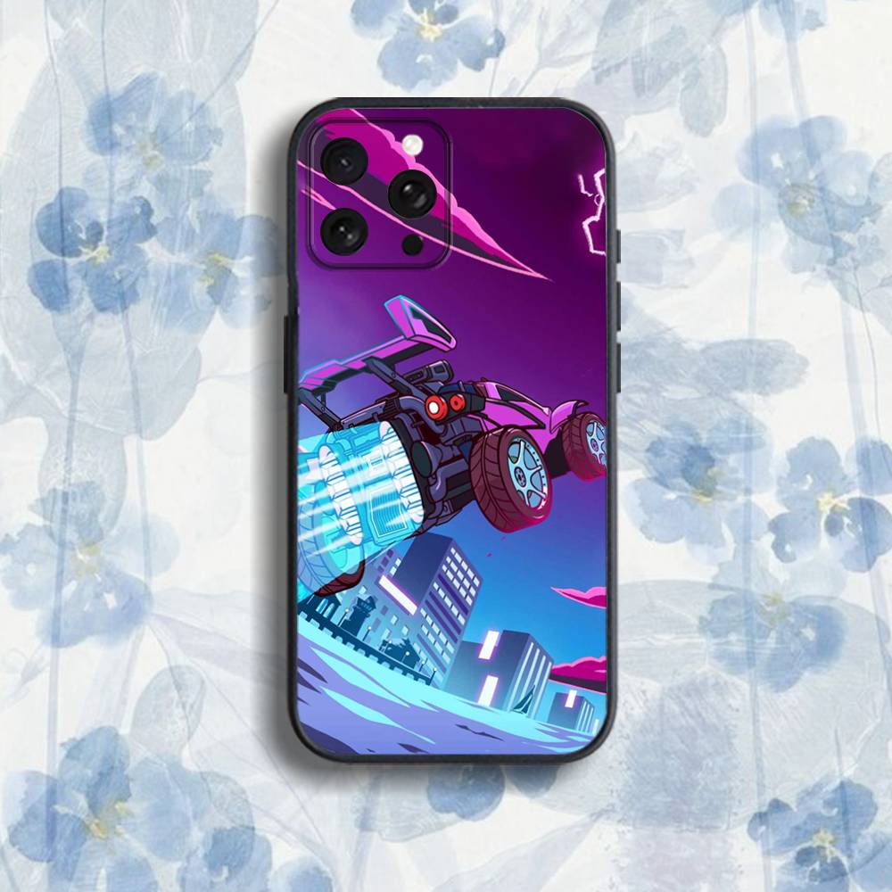 Game Rocket L-League Phone Case For iPhone 17,16,15,14,13,12,Pro,Max,Plus,E,SE4,Air,Mini Black Soft Box