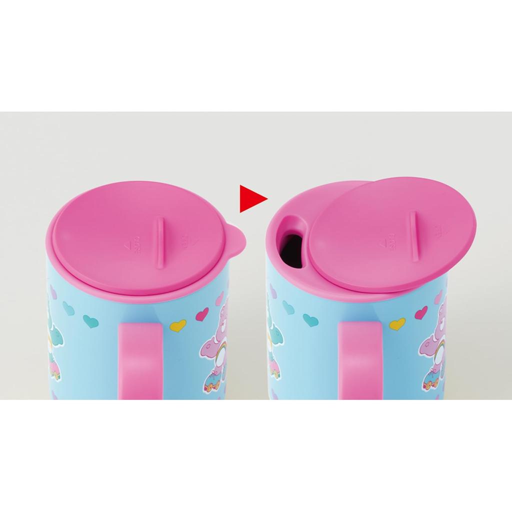 Skater Кружка из нержавеющей стали с вакуумной изоляцией с крышкой для питья Care Bears, 330 мл, Дизайн, STMG4N-A